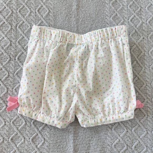 Smocked Pink Birthday Confetti Polkadot Shorts & Top Set - Picture 10 of 14